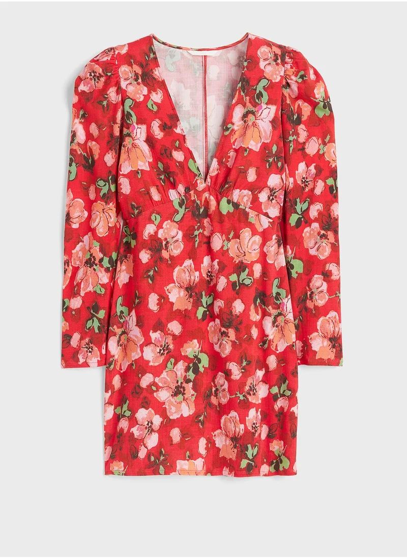 H&M Floral Printed  Dress