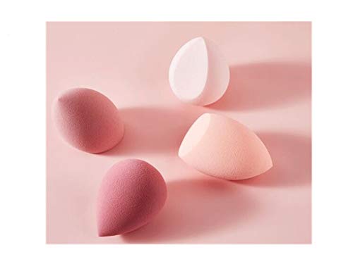 Sinen 4 Pcs Dry and Wet Use Makeup Sponge Set Blender Beauty Foundation Blending Sponge for Liquid, Cream, and Powder with Egg Holder Box - Image 4