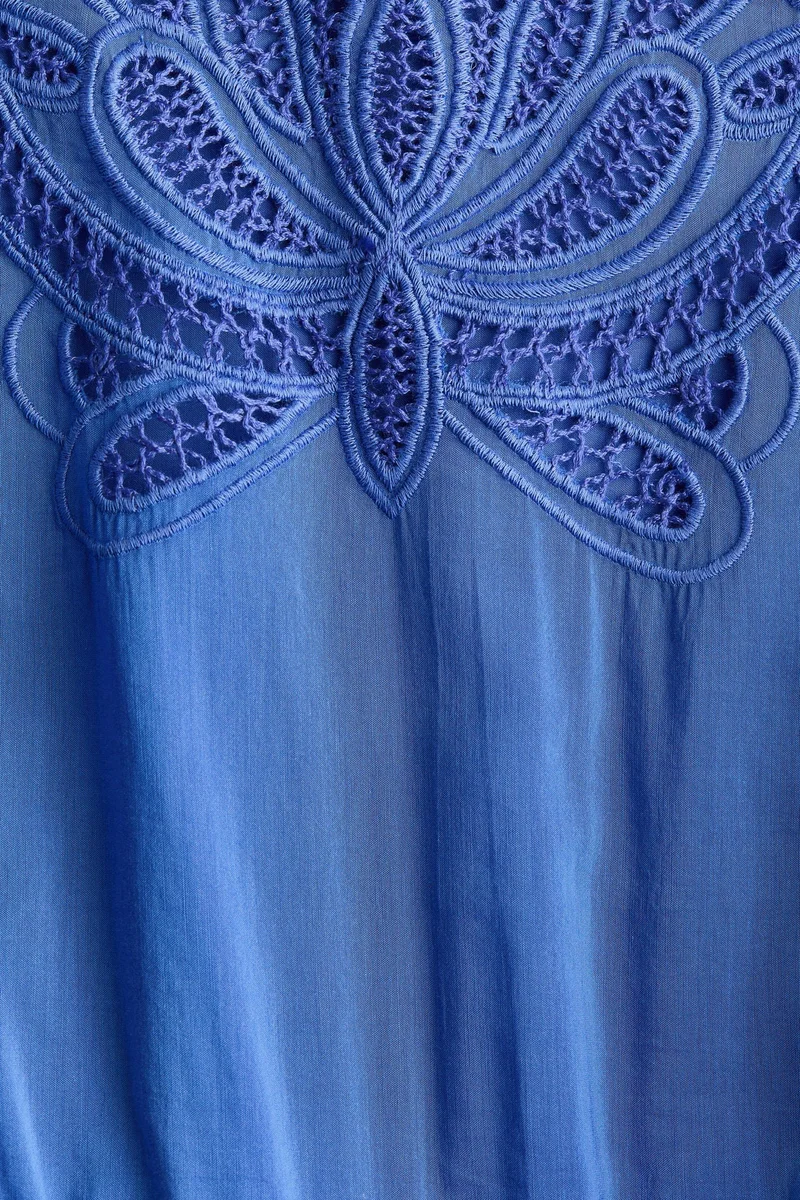 H&M  Embroidered strappy dress for Women | Best Price UAE