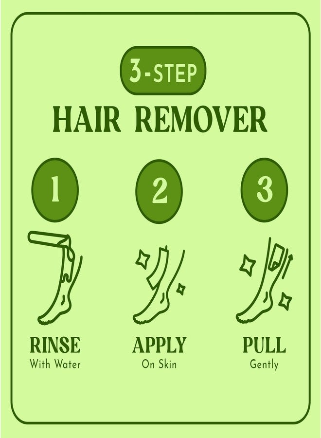 MOOM شرائح شمع إزالة الشعر MOOM، 48 قطعة - شرائح بولي قطن قابلة لإعادة الاستخدام والغسل لإزالة الشعر بشكل فعال، مثالية لمنطقة البيكيني، الساقين، الحواجب، الجسم والوجه - للاستخدام من قبل الجنسين - Image 4