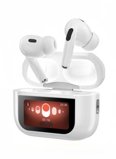 Five-Generation Noise-Canceling Bluetooth Headphones with Long Battery Life, LCD Wireless Intelligent Touch, WT-2 for Apple and Android