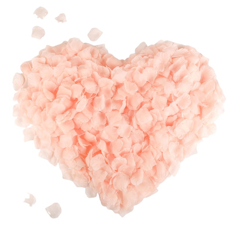 CODE FLORIST 2200 PCS Silk Flower Rose Petals for Wedding Decorations (Champagne) - Image 3