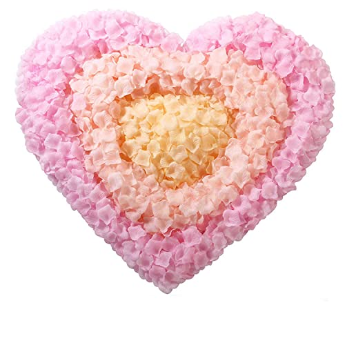 CODE FLORIST 2200 PCS Silk Flower Rose Petals for Wedding Decorations (Champagne) - Image 2