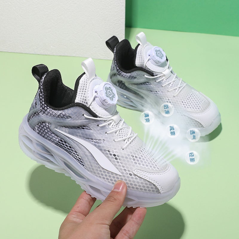 Breathable Non-Slip Wear-Resistant Single Mesh Men'S Shoes Sneaker Lightweight All-Match Fashionable Running Shoes - Image 4