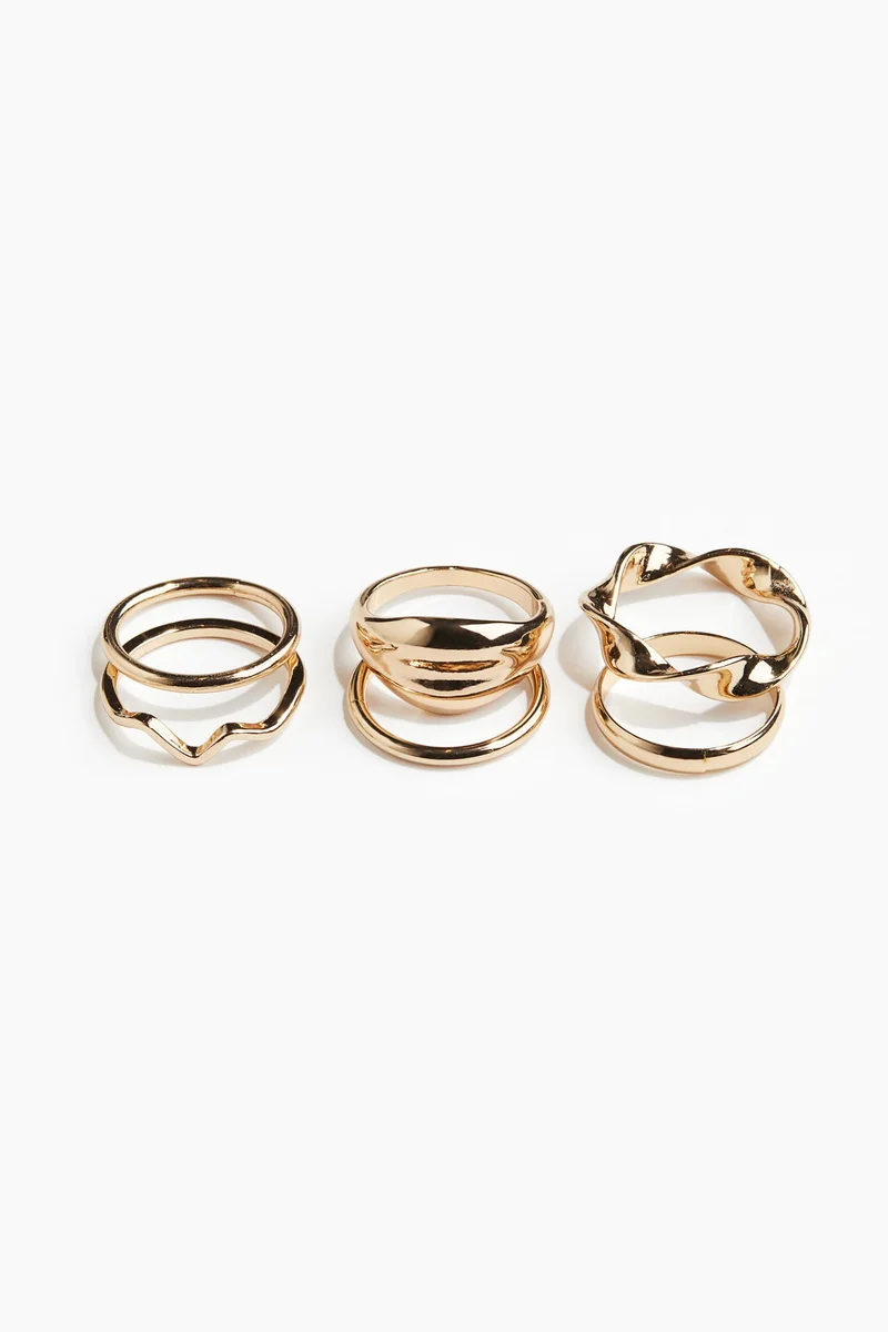 H&M 6-pack rings