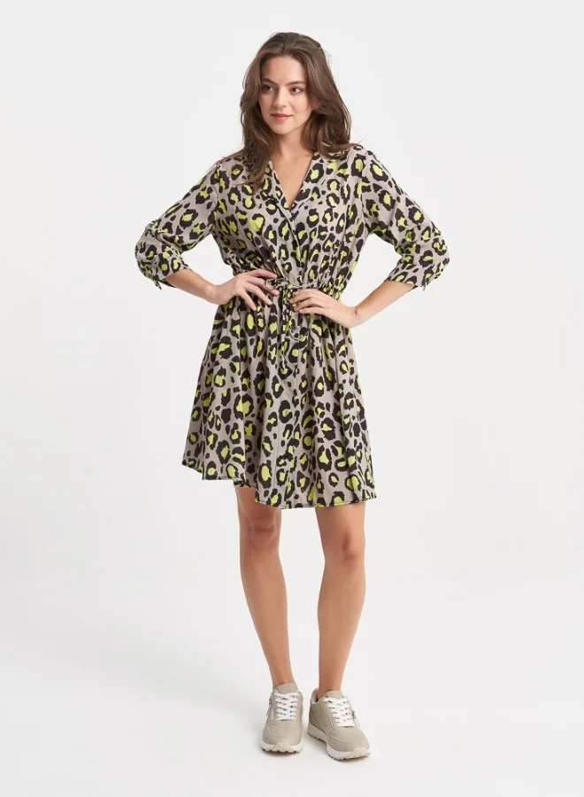 HaILYS Leopard Print Mini Dress