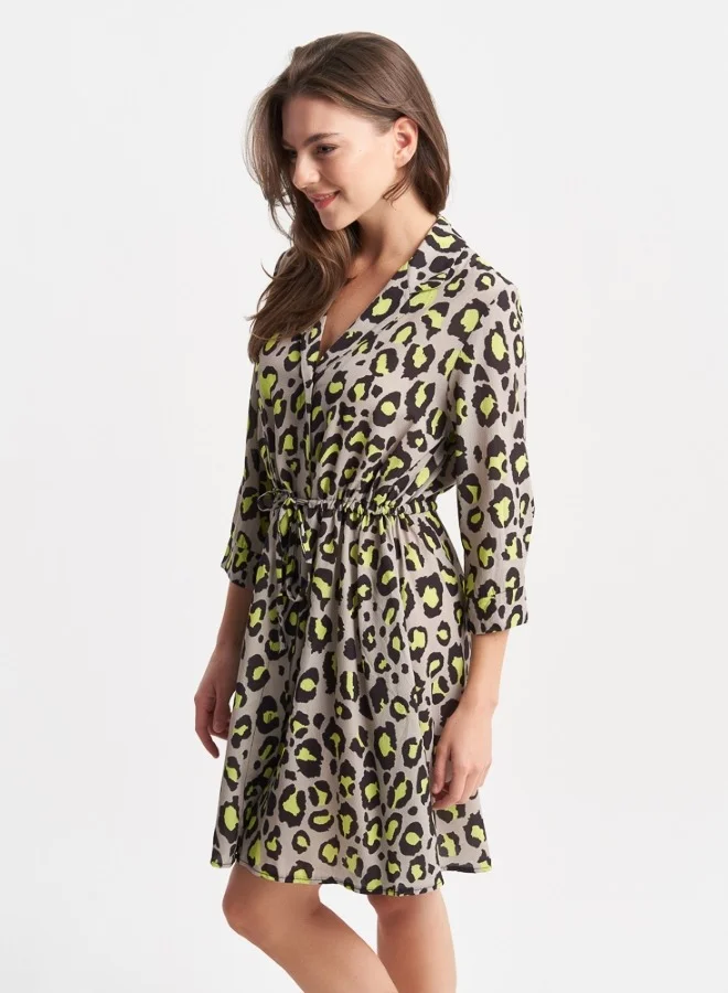 HaILYS Leopard Print Mini Dress
