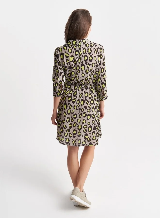 HaILYS Leopard Print Mini Dress