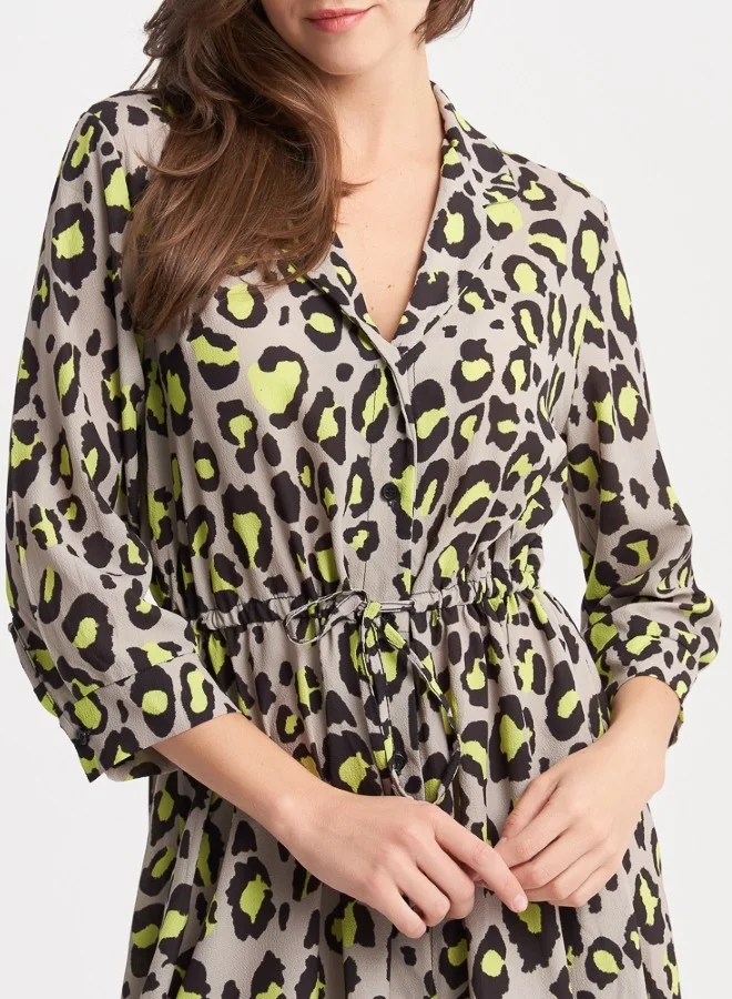 HaILYS Leopard Print Mini Dress