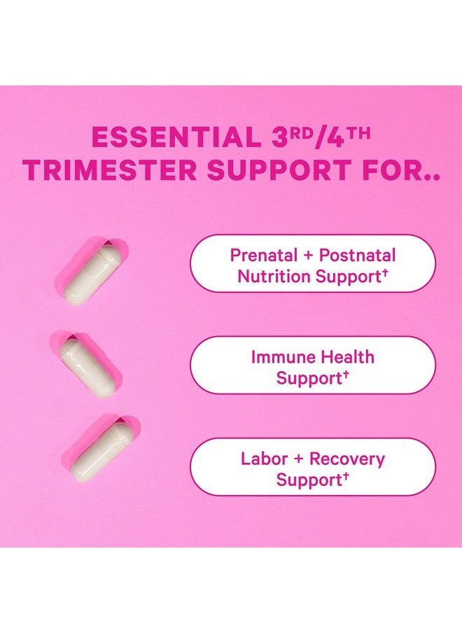 Pink Stork Labor Prep Supplement With Red Raspberry Leaf Evening Primrose Oil And Folate Pregnancy Must Haves For Labor And Delivery Postpartum Essentials 60 Capsules  - Image 4