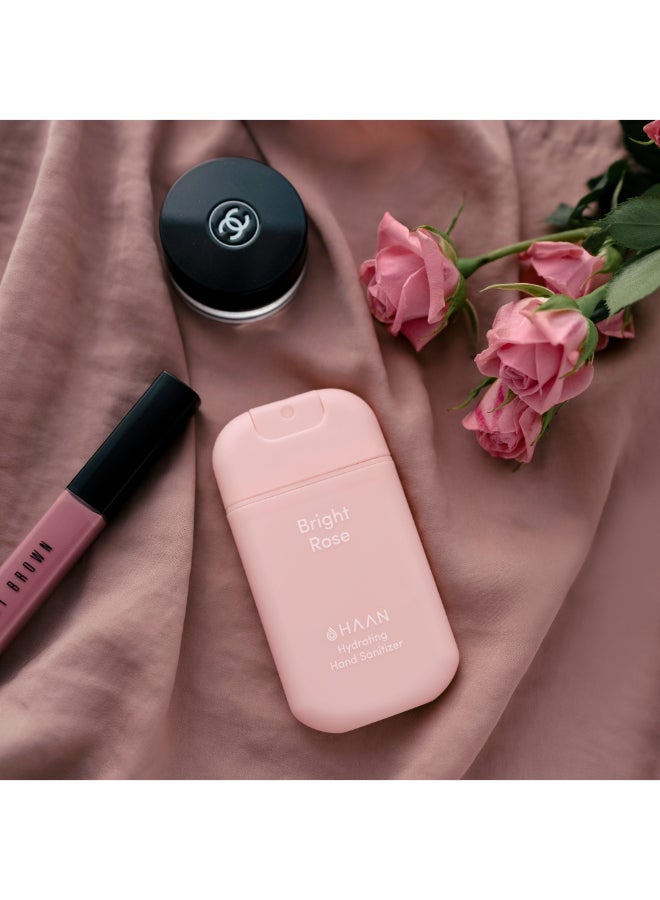 Haan Bright Rose Scented Hand Sanitizer - Kills 99.9% of Germs, Non-Drying Formula with a Delicate Rose Fragrance (30 ml) - Image 3