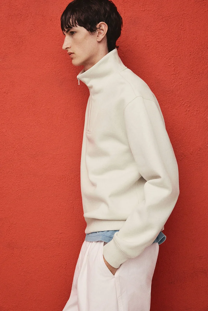 H&M Regular Fit Zip-top sweatshirt