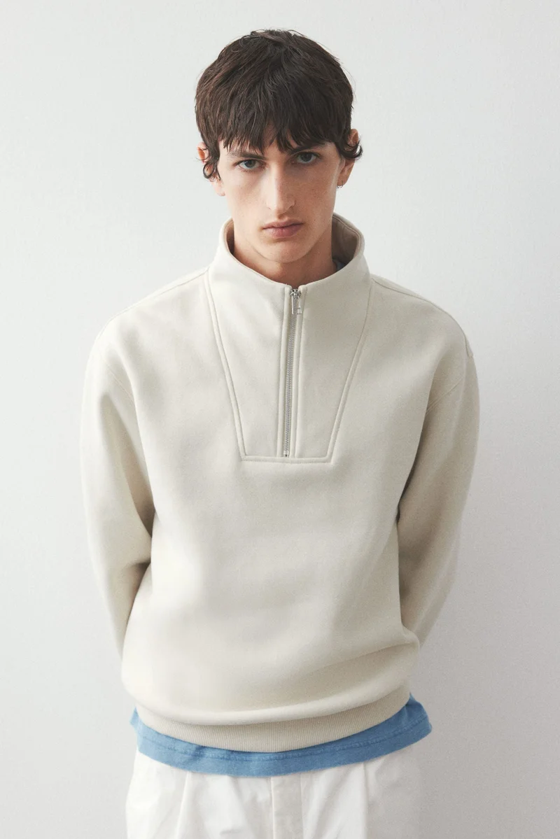 H&M Regular Fit Zip-top sweatshirt