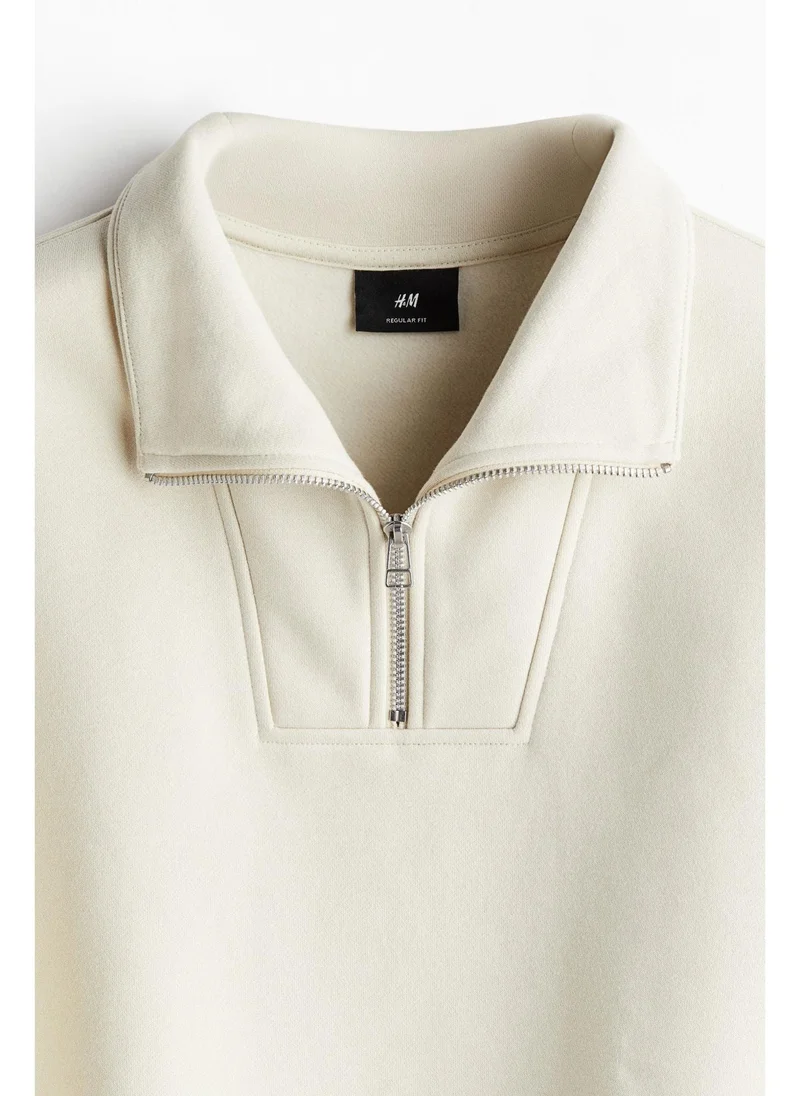 H&M Regular Fit Zip-top sweatshirt