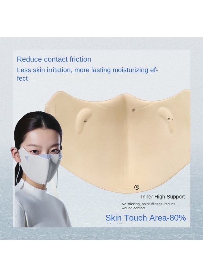 Base Layer Screen Protection Mask】moisturizing And Soothing For Dry And Sensitive Skin, Gentle Care For Sensitive Skin, Low-irritation Moisturizing Sun Protection Mask - Image 4
