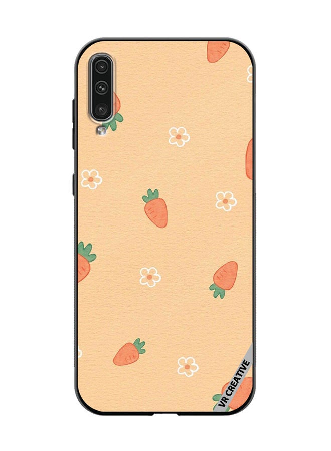 VR CREATIVE Protective Case Cover For Samsung Galaxy A50/A50s Carrot Design Multicolour - Image 1
