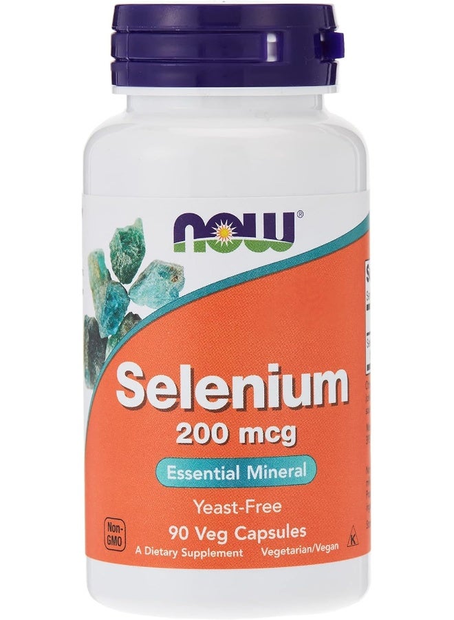Now Foods Selenium 200Mcg Vcaps. 90'S - Image 1