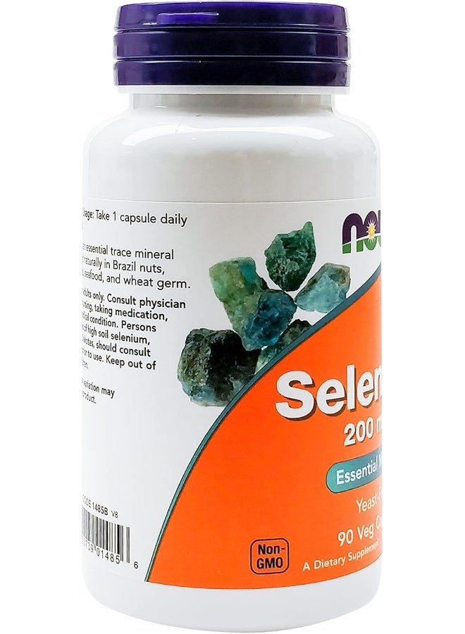 Now Foods Selenium 200Mcg Vcaps. 90'S - Image 2