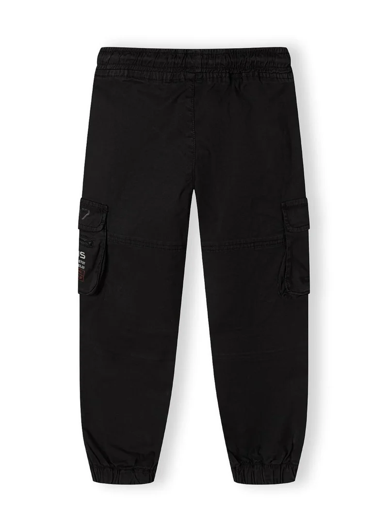 MINOTI Teen Boys Cargo Trousers with Zipped Pockets and a Print