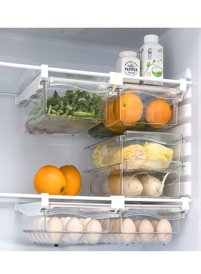 fashionhome Multi-Functional Clear Refrigerator Storage Box for Fresh Produce and Leftovers - Image 5