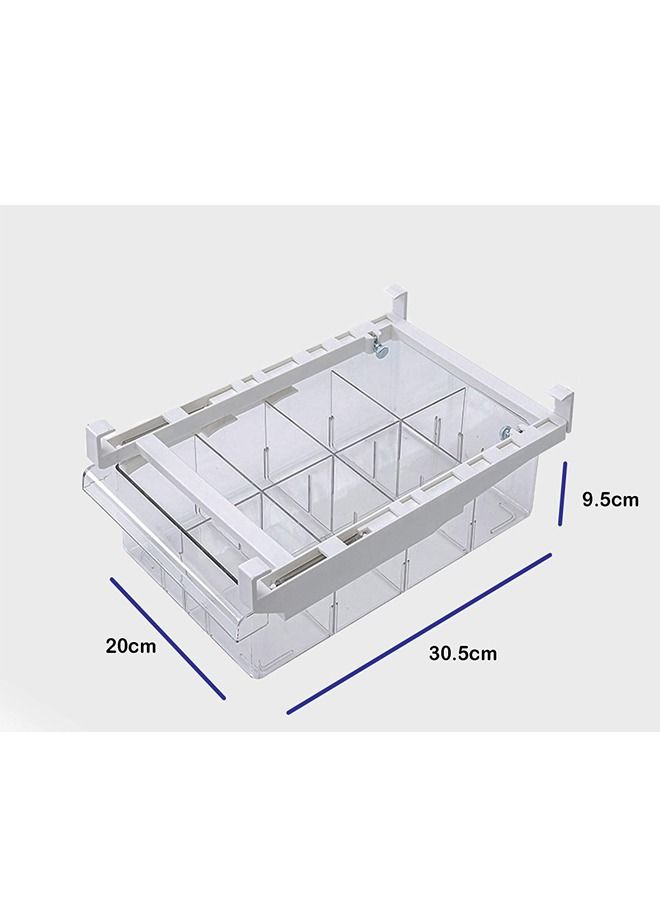 fashionhome Multi-Functional Clear Refrigerator Storage Box for Fresh Produce and Leftovers - Image 3