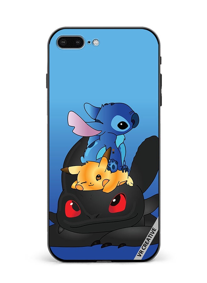 VR CREATIVE Protective Case Cover For Apple iPhone 7 Plus/8 Plus Cartoon Mix Design Multicolour - Image 1