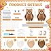 Kasyat 2 Set Bear Balloon Column Stand Kit Bearly Baby Shower Balloon Arch Kit Bear Baby Shower Decorations with Brown Beige Nude Tan Balloons for Boho Neutral Gender Reveal Birthday Party - Image 4