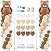 Kasyat 2 Set Bear Balloon Column Stand Kit Bearly Baby Shower Balloon Arch Kit Bear Baby Shower Decorations with Brown Beige Nude Tan Balloons for Boho Neutral Gender Reveal Birthday Party - Image 2