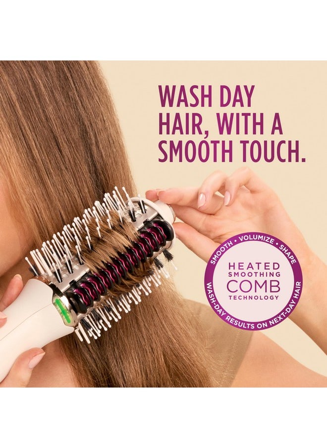 Shark Ht202 Smoothstyle Heated Comb + Blow Dryer Brush, Dual Mode, For All Hair Types, Silk  - Image 2