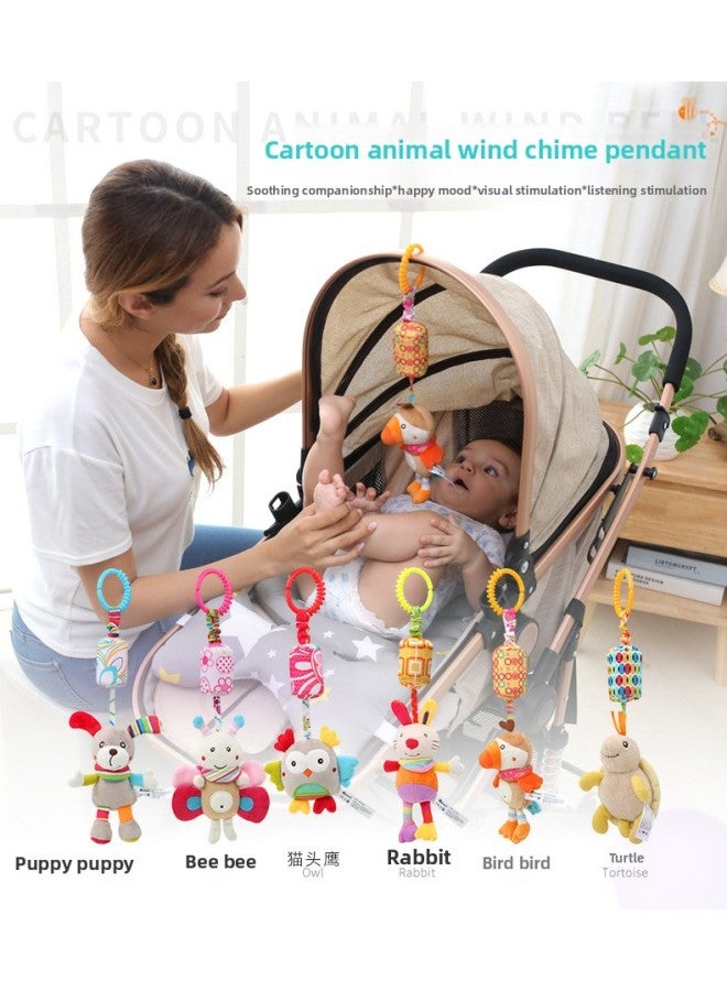 Special For Baby Small Wind Chime Pendant Baby Lathe Toy Pendant-Color:Rabbit - Image 2
