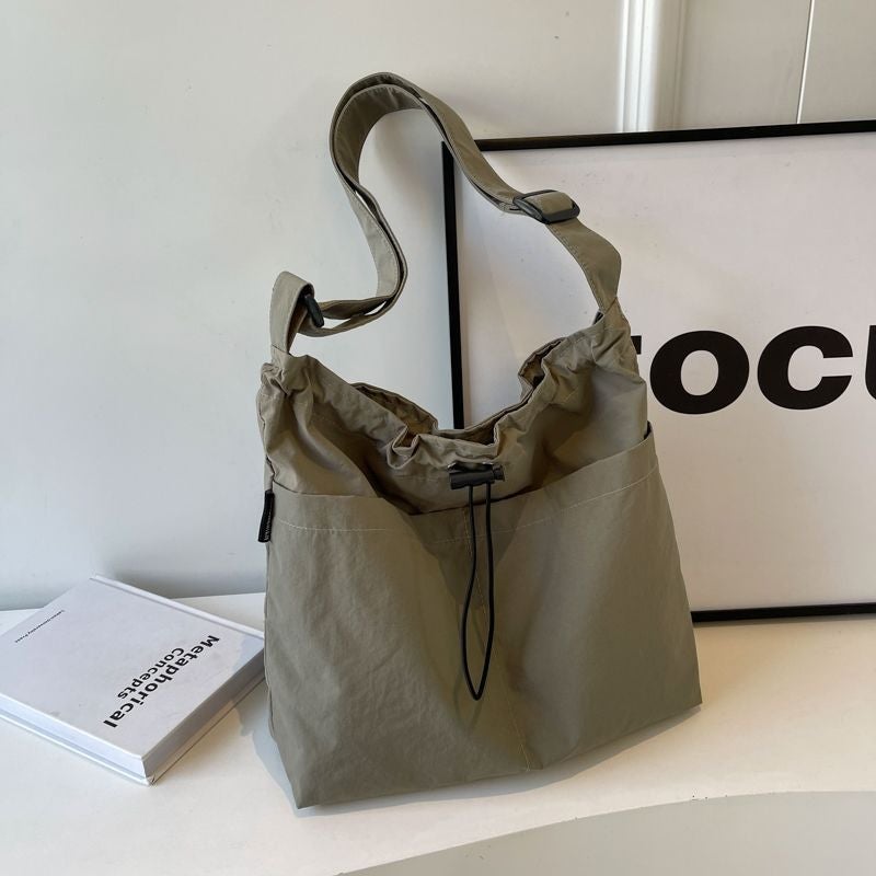 Large Capacity Bag Women'S Crossbody Ins Style Fashionable Casual Shoulder Cloth Bag All-Match Commuter Student Class Bag - Image 1