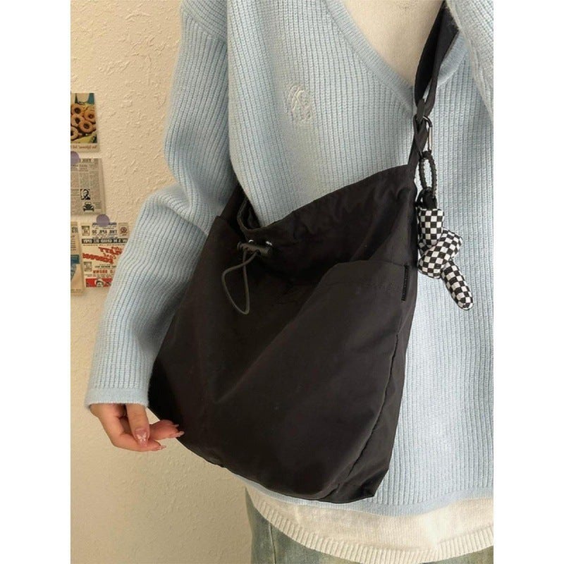 Large Capacity Bag Women'S Crossbody Ins Style Fashionable Casual Shoulder Cloth Bag All-Match Commuter Student Class Bag - Image 3