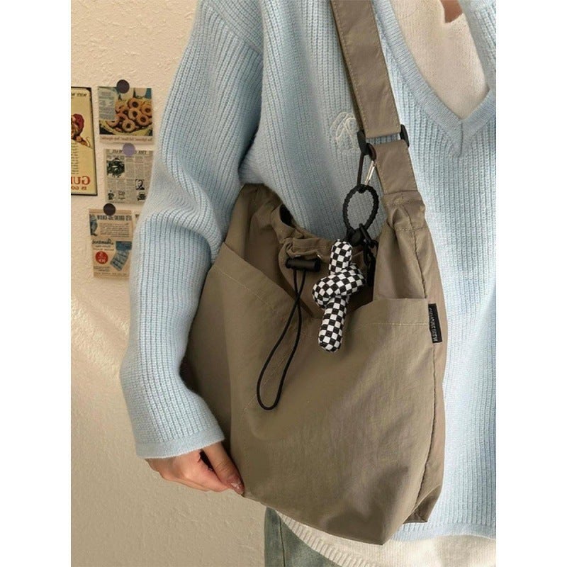 Large Capacity Bag Women'S Crossbody Ins Style Fashionable Casual Shoulder Cloth Bag All-Match Commuter Student Class Bag - Image 2