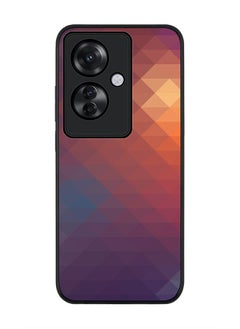 Rugged Black edge case for Oppo Reno11 F / Oppo F25 Pro 5G, Slim fit Soft Case Flexible Rubber Edges Anti Drop TPU Gel Thin Cover -  Copper Prism