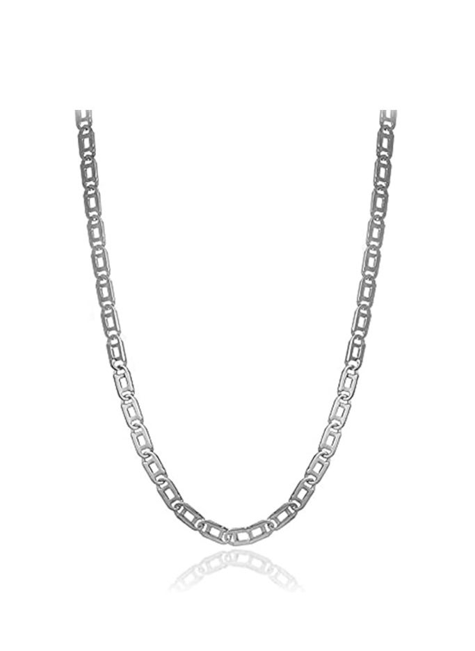 Fayrouz Jewellery Stainless Steel Necklace for Men Silver  - Image 1