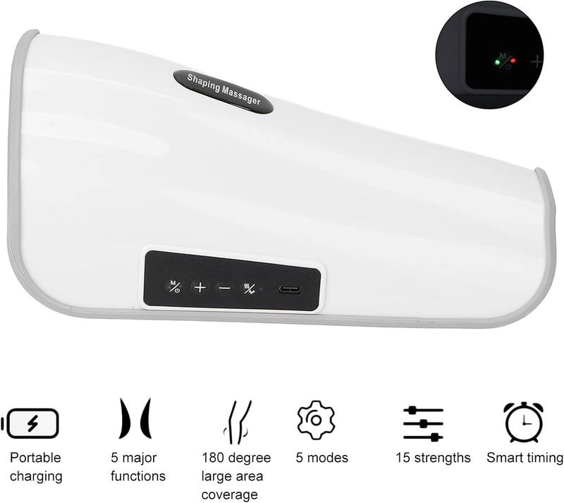 klarako Leg Massager,Professional Foot Massage Machine 15 Gears Adjustable Calf Relaxation Tool for Fatigue Cramps Relief - Image 3