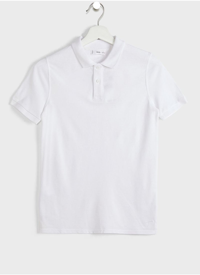 MANGO - Kids Essential Polo - Image 1