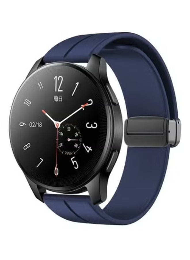 Magnetic Watch Band 22mm for Men – Quick Release Soft Silicone Sport Strap with Strong Magnetic Closure | Skin-Friendly, Lightweight & Durable Replacement Band | Comfortable and Stylish Fit for Most 22mm Watches | Ideal for Active Lifestyles & Everyday Wear  - Image 3