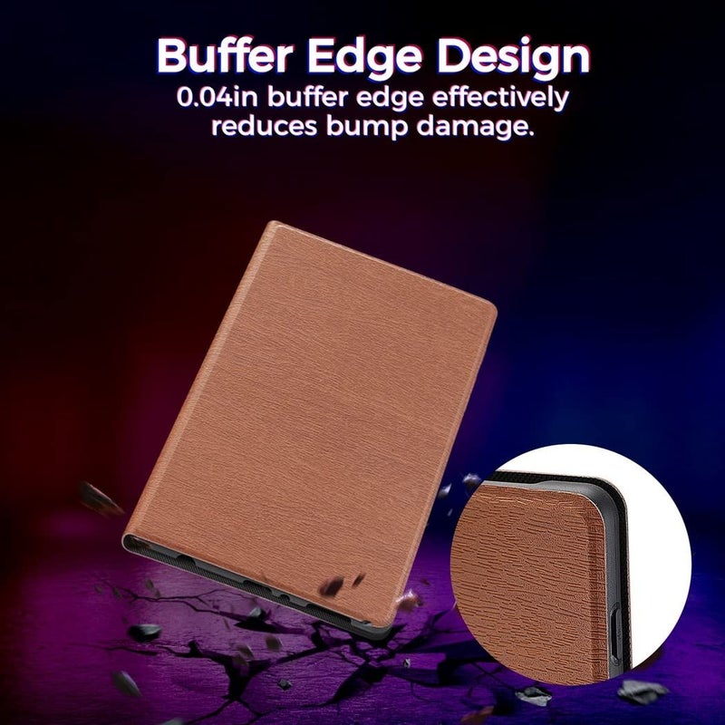 Slim Lightweight TPU Case with Stand Cover for Samsung Galaxy Tab A7 Lite 8.7 2021 T220 T225 Brown - Image 4