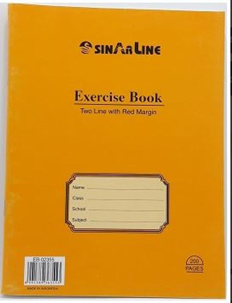 Sinarline Exercise Notebook - Two Lines