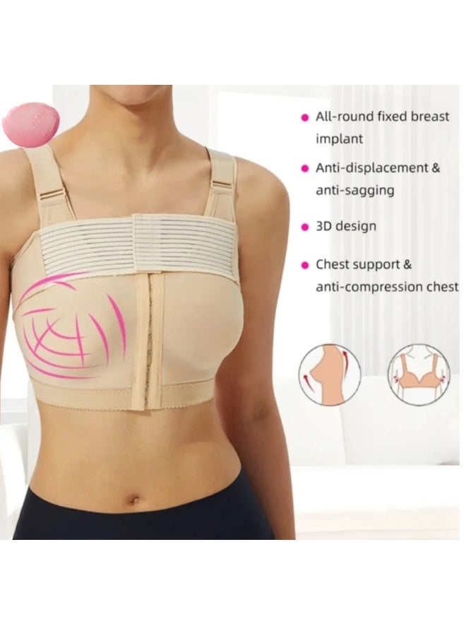 Women's Bra With Compression Belt For Bost-Surgical And Bost-Cosmetic Brocedures,Including Lift, Liposuction, And Augmentation. - Image 4