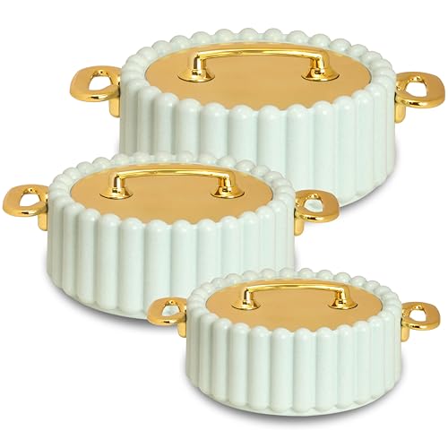 Selvel Volvo Casserole Insulated Hot Pot with Stainless Steel Inner Single| Roti Casserole | Hot Box for Kitchen | Chapati, Roti, Biryani | Keeps Food Hot & Fresh (Mint Green, 3 Set) - Image 1