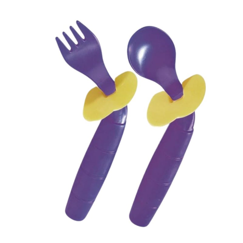 Sammons Preston Easieeaters Curved Utensils, Right-handed W/shield - Image 3