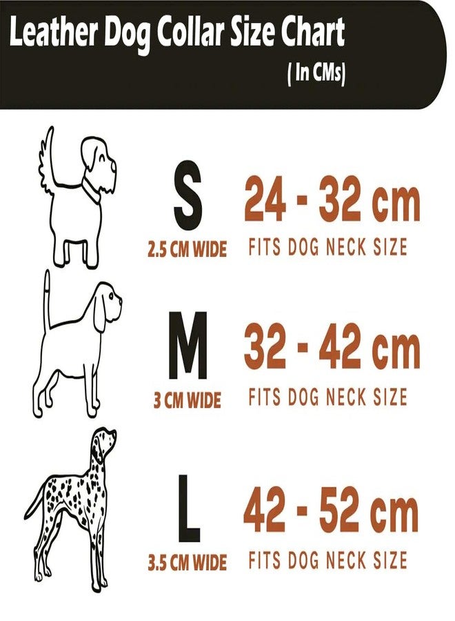 Dog Collar Genuine Leather Padded Adjustable Heavy Duty Floral Hand Tooled Puppy Pet Collar FBA-LDC-009 (Small) - Image 2