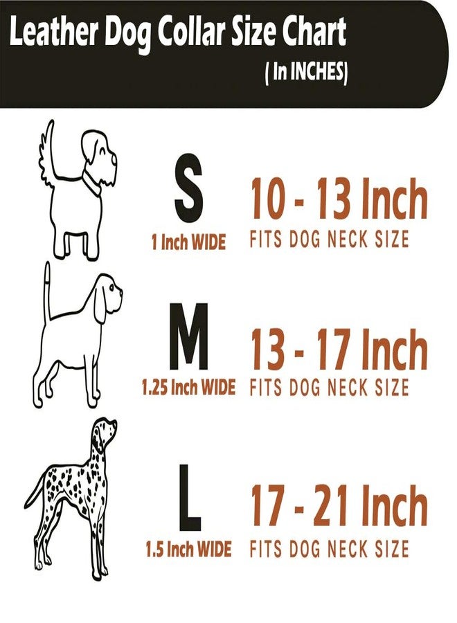 Dog Collar Genuine Leather Padded Adjustable Heavy Duty Floral Hand Tooled Puppy Pet Collar FBA-LDC-009 (Small) - Image 3