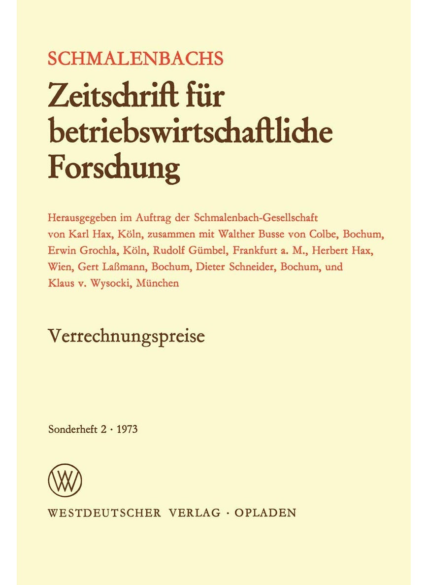 Verrechnungspreise: Zwecke und Bedeutung für die Spartenorganisation in der Unternehmung 