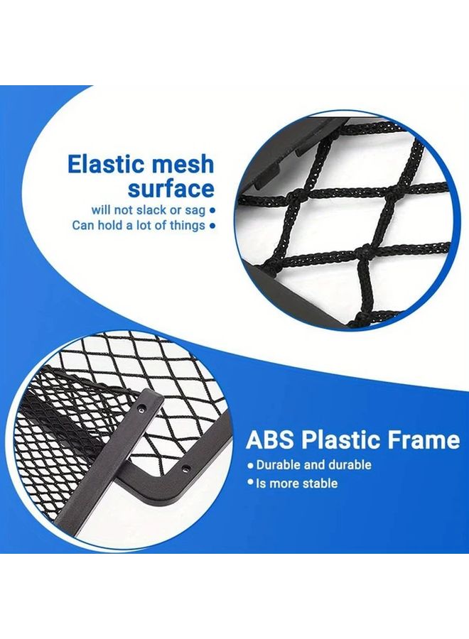 Durable Elastic Organizer Bags with 4 Hooks 14x7 Inches for Car Campervan - Image 4