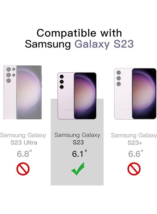 Case for Samsung Galaxy S23 5G 6.1-Inch, Soft TPU Thin Protective Phone Cover with Matte Finish, Anti-Fall Drop Protection, Shockproof Case For Samsung Galaxy S23 (Purple) - Image 2