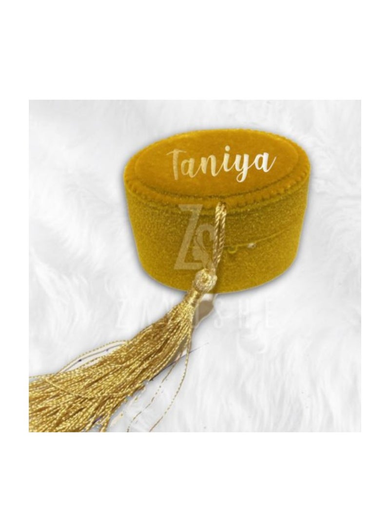 ZAYOSHE pearl Tasbeeh case Gold