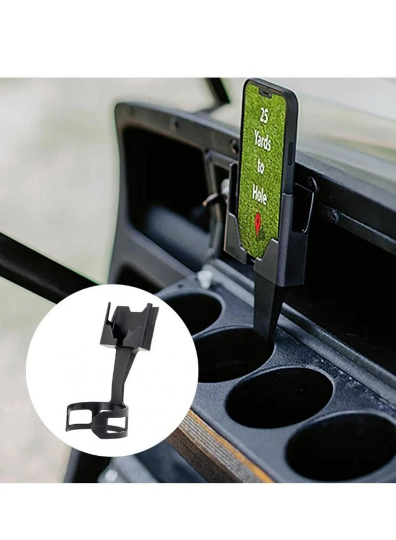 Beauenty Car Phone Holder Stable 2 in 1 Anti-falling Support Black Cup Holder Phone Mount Auto Phone Stand Mount Car Supply - Image 5